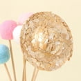 thumbnail image 3 of 10pcs 6.5cm Handmade Mini Straw Hat Creative Hand-woven Doll Delicate Decorative Small Straw Hats for DIY Craft Jewelry Garment Material, 3 of 4