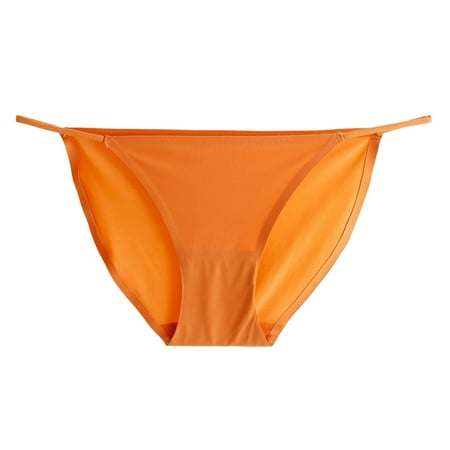 

Womens Seamless Underwear Women Casual Solid Color Multicolor Comfortable Womens Low Waist Briefs Panties Underwear Women