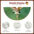 thumbnail image 3 of Haiem Tree Frog Sitting On Sunflowes Pattern Christmas Tree Skirt Merry Christmas Party Christmas Tree Decoration,New Year Decorations-48", 3 of 6