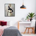 thumbnail image 3 of Stupell Industries Art Deco Motherland Muse Fashion Portrait Black Framed Giclee Art, 16 x 20, by Lauren Luna, 3 of 8