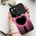 thumbnail image 5 of Heart-shaped Neon Pink Phone Case for Women – Perfect for Valentine's Day & Stylish Everyday Use, Durable Design – Compatible with iPhone 11/12/13/14/15/16 (Pro Max/Plus), 5 of 9