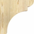 thumbnail image 3 of 6"W x 12"D x 12"H Yorktown Rough Sawn Corbel, Douglas Fir, 3 of 9
