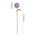 thumbnail image 3 of Ramo de flores de hilo hecho a mano – Arreglo floral artificial de crisantemos con pompones tejidos para decoración del hogar, centro de mesa, regalo de primavera, 3 of 6