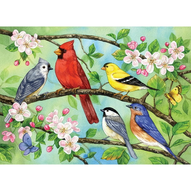 Aves flor mosaico taladro punto diamante pintura Rhinestone artesanía dormitorio decoración Hugtrwg Para estrenar