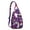 Purple-23, variant on Unicorn Magic Sling Backpack - Shimmering Mythical Horse Design Crossbody Shoulder Bag with USB Charging Port for Tech Essentials