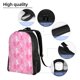 thumbnail image 5 of Disketp Breast Cancer Awareness (3) Mochila Unisex de Apertura Lateral Completa, Mochila para Laptop para Escuela, Trabajo y Viajes, 5 of 8