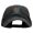 Black, variant on Neon Bulls Eye Embroidered Washed Cotton Brass Buckle Cap - Black OSFM