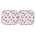 thumbnail image 7 of Daiia Pineapple Flamingo 2PCS Car Windshield Sun Shade, Foldable Sun Shield for Car Front Window, Auto Sun Blocker Visor Protector Universal for Truck SUV Pickup-, 7 of 7
