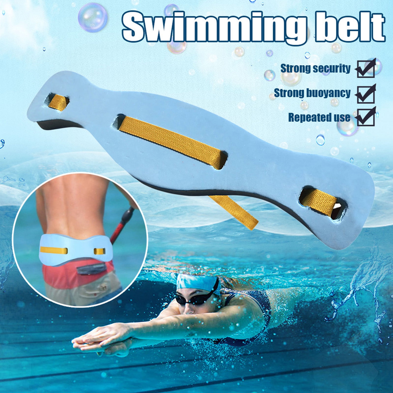 BIERELAOZI Unisex Adults Kids Swim Belt, ABS EVA F, 57x14x3 BIERELAOZI Unisex Adults Kids Swim Belt, ABS EVA F, 57x14x3