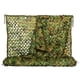 thumbnail image 2 of Red de camuflaje Woodland para acampar, cazar, disparar, redes militares de protección solar, 3,25 pies x 6,5 pies (1m x 2m), 2 of 6