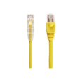thumbnail image 3 of Black Box Slim-Net - Patch cable - RJ-45 (M) to RJ-45 (M) - 20 ft - UTP - CAT 6a - booted, molded, stranded - yellow, 3 of 3