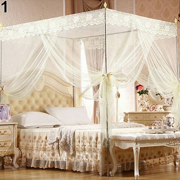 Sunjoy Tech Romantic Girls Mosquito Net Bed Canopy