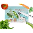 thumbnail image 2 of Carolines Treasures BB9328LCB English Spot Rabbit Christmas Glass Cutting Board, Large, 2 of 2