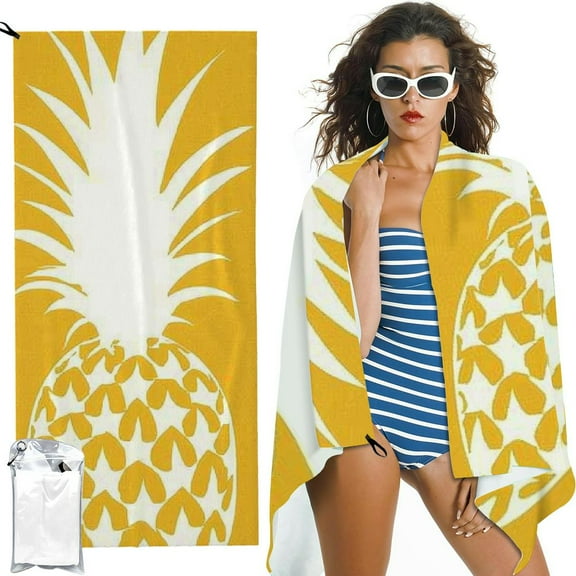 PRATYUS Turkish Beach Towels Lightweight Quick Dry Sandless Pool Swim Camp Compact Blanket Towel Adult Travel Essentials Cruise Accessories Must Haves Vacation Stuff 27.5x55in