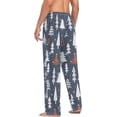 thumbnail image 5 of GZHJMY Christmas Tree Pajama Pants for Men, Lounge Pants Lightweight Men Pajama Bottoms with Drawstring Pockets, Christmas New Year Birthday Gifts, Small, 5 of 6