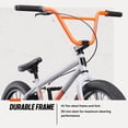 thumbnail image 4 of Mongoose Legion L20 Freestyle BMX Bike, 20-Inch Wheels, Ages 8 and up, Grey, 4 of 6