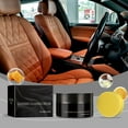 thumbnail image 5 of Leather Cleaner Paste | Deep Nourishing Protection for Car Furniture Bags | Restores Shine Softness | Reduces Wear | 100g Jar + Application Sponge, 5 of 9