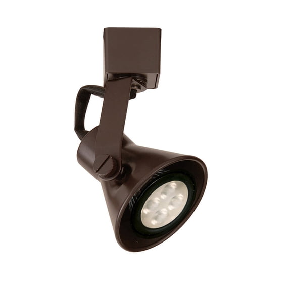 WAC Lighting TK-103 Aluminum H Track LED Line Voltage Track Head in Dark Bronze