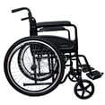 thumbnail image 4 of Silla De Ruedas Todo Terreno Resistente Ligera Neumática Color Negro Plegable, 4 of 6