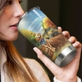 thumbnail image 4 of Goodbye Summer Golden Retriever Hello Fall Time for School 20oz Stainless Steel Tumbler Insulated Cup with Lid Goldens Dog Lover Gifts Idea - 02014, 4 of 5