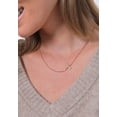 thumbnail image 6 of Elli by Julie & Grace Women 18" Cross Pendant Necklace 18K Rosegold 925 Silver, 6 of 7