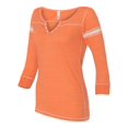 thumbnail image 2 of W1454 Womens Henley Shirt Hailey 3/4-Sleeve Henley, 2 of 5