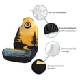 thumbnail image 6 of Yiaed Sunset River Pine Trees Print Car Seat Covers,Universal Auto Seats Protector Fits for Car,SUV Sedan,Truck,Automotive Seat Covers & Accessories-2 PCS, 6 of 9