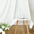 thumbnail image 4 of Alishomtll Linen Curtains Farmhouse Boho Button Light Filtering Window Drapes For Living Room Bedroom,Rod Pocket,84"L x 52"W, 2 Panel,White Linen, 4 of 9
