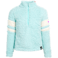 thumbnail image 6 of RBX Girls Legging Set - 2 Piece Quarter Zip Sherpa Pullover Sweatshirt & Kids Yoga Pants (7-16), 6 of 7