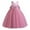 Pink, variant on Dress for Big Little Girls Flower Girl Dress A-Line Midi Dress Girls Tulle Dress Children Netting Princess Dress Girl Bowknot Puffy Gown Dress Beige 8-9 Years