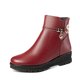 thumbnail image 1 of Zapatos de madre, zapatos de primavera para mujer, zapatos de algodón para mujer de mediana edad, zapatos de tacón bajo, fondo suave, terciopelo, cálidos, de mediana edad y mayores, tubo, 1 of 6