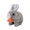 Grey, variant on mdesiwst Electric Plush Bunny Toy with Carrot Interactive Walking Rabbit Plushie Handmade Toddlers Educational Jumping Simulation Stuffed Animal Toy