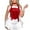#0358-Red, variant on Puyaiuu Christmas for Women Santa Costume Santa Outfit 2Pcs Velvet One Piece Babydoll Dresses with Belt Furry Halloween Gift