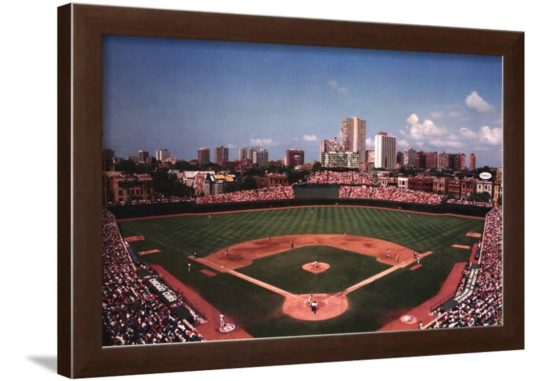 Wrigley Field, Chicago Framed Art Print Wall Art By Ira