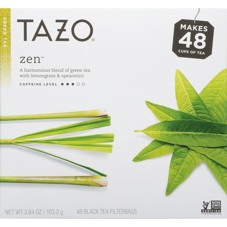 Tazo Zen Tea Filterbags 48 ct Box (The Best Type Of Green Tea)