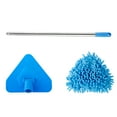 thumbnail image 4 of ACDANC Wall Mop Cleaner Baseboard Cleaner Tool with Handles Baseboard Cleaning Tool for Walls and Floor Rotating Ceiling Cleaner with Extension Poles Microfiber Chenille Pads, 4 of 7