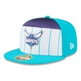 thumbnail image 3 of Men's New Era  White/Teal Charlotte Hornets 2025 NBA Tip Off Split Panel 59FIFTY Fitted Hat, 3 of 5
