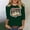 Green, variant on Lumosvexa Summer Womens Casual T-Shirt for Women Plain Short Sleeved Shirt Tops Crew Neck T-Shirt Gray Size M