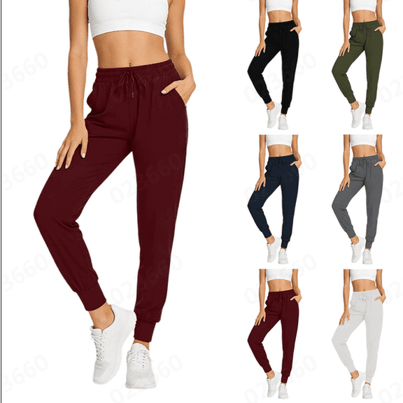 TGPMGRZ Women's Scrub Pants - Soft Stretch Yoga Style with Pockets, Slim Fit Jogger Scrub Pants for Women, Navy Blue Size M