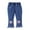 B-Red, variant on 2025 Girls Fashion Embroidered Pants Girls Leggings Shorts Elastic Waist Wide Leg 9 Month Baby Girl Pants Jeans Loose Casual Demin Tights Girls Size 6 Pants with Pockets