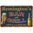 thumbnail image 1 of Remington's Green Bar and Grill Sign 12 x 18 Matte Finish Metal 112180044988, 1 of 1