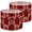 Color 4, variant on Linen Drum Lamp Shades Black Red Damask Raised Floral Design 13" x 13" x 10" Lampshade for Table Lamps Floor Lamps Lamp Shade Replacement Easy Assembly Required
