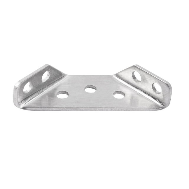 Stainless Steel Cabinet,Stainless Steel Multifunctional Corner Three Sided Fixed Corner Brace Cabinet Trapezoidal Hanging Angle Hanging Layer Board Support Furniture Connecto