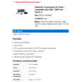 thumbnail image 2 of Automatic Transmission Oil Cooler - Compatible with 2008 - 2009 Ford Taurus X, 2 of 2