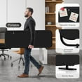 thumbnail image 4 of Desk Divider, Movable Desk Panel Privacy Partition for Home Office, Student, Classroom, Study, Free Standing, Scratch Resistance, 48"x18", Midnight, 4 of 6