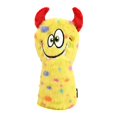 thumbnail image 2 of Funda protectora de felpa para la cabeza del palo de golf, ideal para deportes al aire libre. Conductor amarillo, 2 of 8