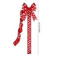 thumbnail image 3 of Valentine's Day Door Decoration Romantic Bow with Heart Patterns for Gate Indoor Party Backdrop Holiday Decor, Size 78.7 inches, 3 of 6