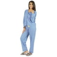 thumbnail image 3 of Bimba Pyjama Imprimé pour Femmes Ensemble de Nuit 2 Pcs Haut & Pyjama en Coton, 3 of 7