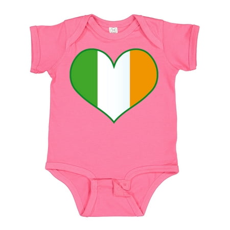 

Inktastic Irish Flag Heart St Patricks Gifts Gift Baby Boy or Baby Girl Bodysuit