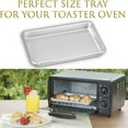 "Bakeware Set 3 Aluminum Sheet Pans (6.5"" x 9.5""), NonToxic, Ideal
